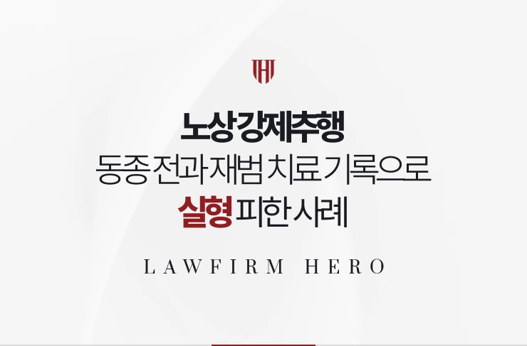 노상 강제추행 | 동종 전과 재범 치료 기록으로 실형 피한 사례