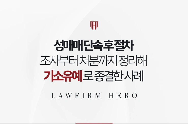 성매매 단속 후 절차 | 조사부터 검찰 처분까지의 흐름을 정리해 대응한 사례